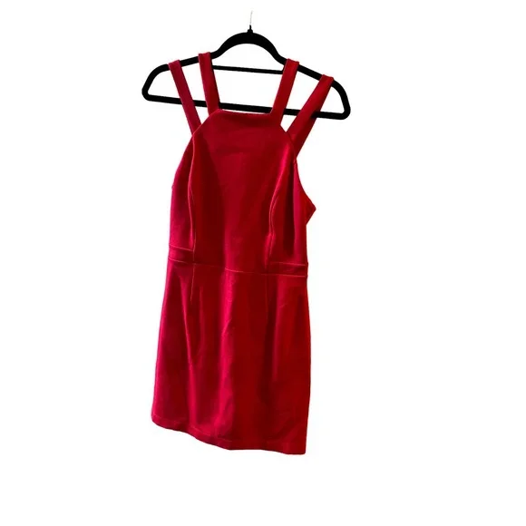 French Connection Size 8 Pink Strappy Dress - Picture 3 of 11